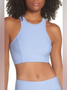 Outdoor Voices Womens blue Athena Crop Top Size Small